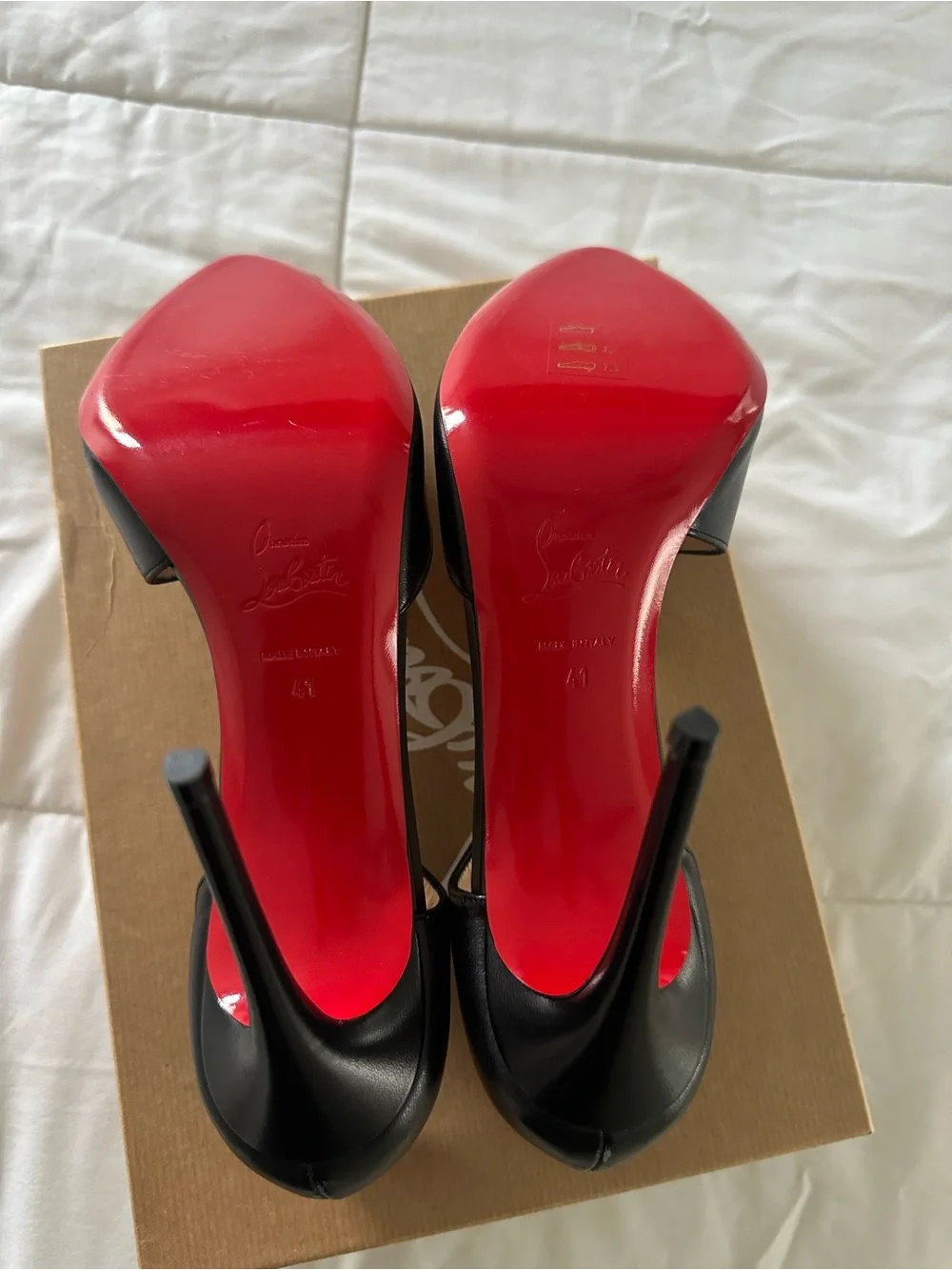 Christian Louboutin black elegant pointed